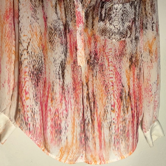 Haute hippie silk vneck blouse - Picture 5 of 10